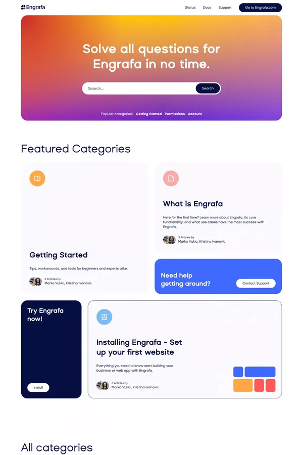 Engrafa - Webflow website template - Template design inspiration