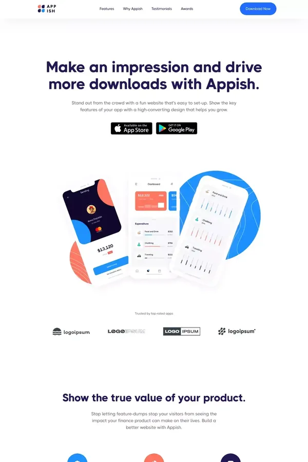 Appish - Webflow website template - Template design inspiration