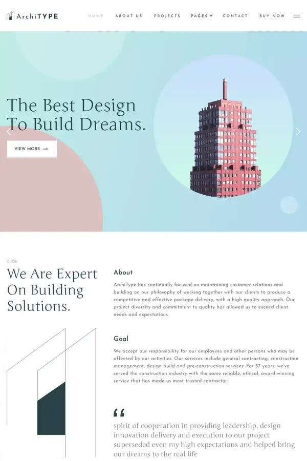 ArchiType - Webflow HTML website template - Template design inspiration