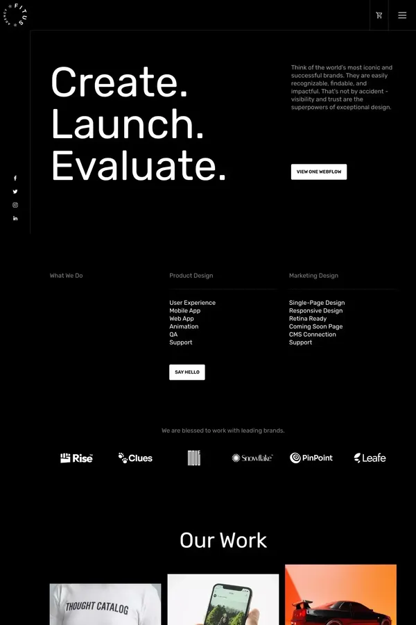 Fitus - Webflow Ecommerce website template - Template design inspiration