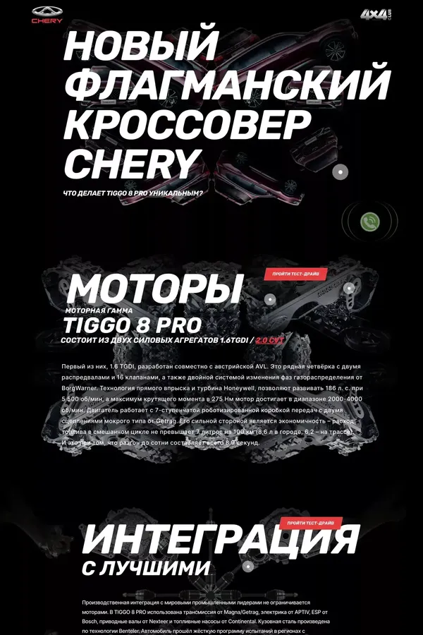 Сhery Tiggo 8 Pro
