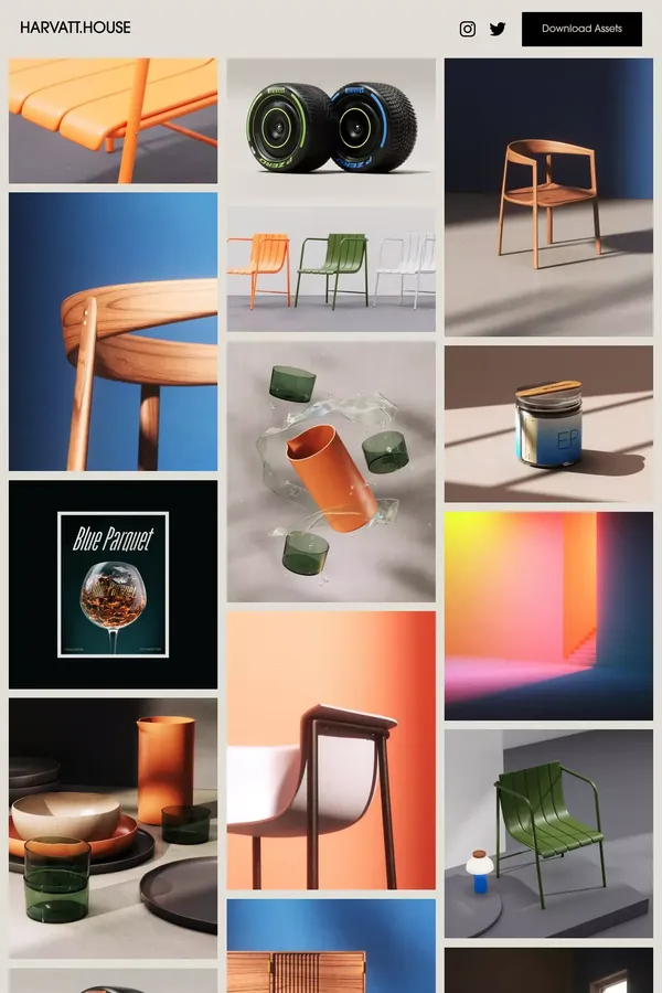 HARVATT.HOUSE - Portfolio design inspiration