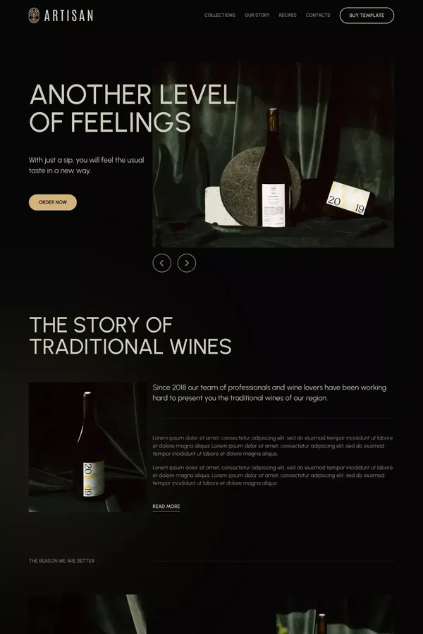 Artisan - Webflow HTML website template - website design inspiration