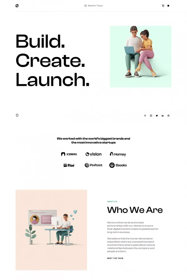 Ødger - Webflow Ecommerce website template - Template design inspiration