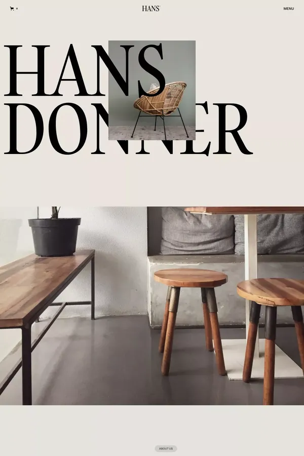 Hans - Webflow Ecommerce Website Template - Template design inspiration