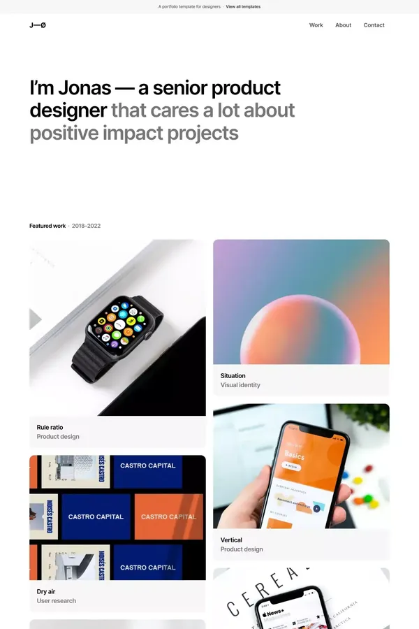 Lightfolio · Webflow website template - Template design inspiration