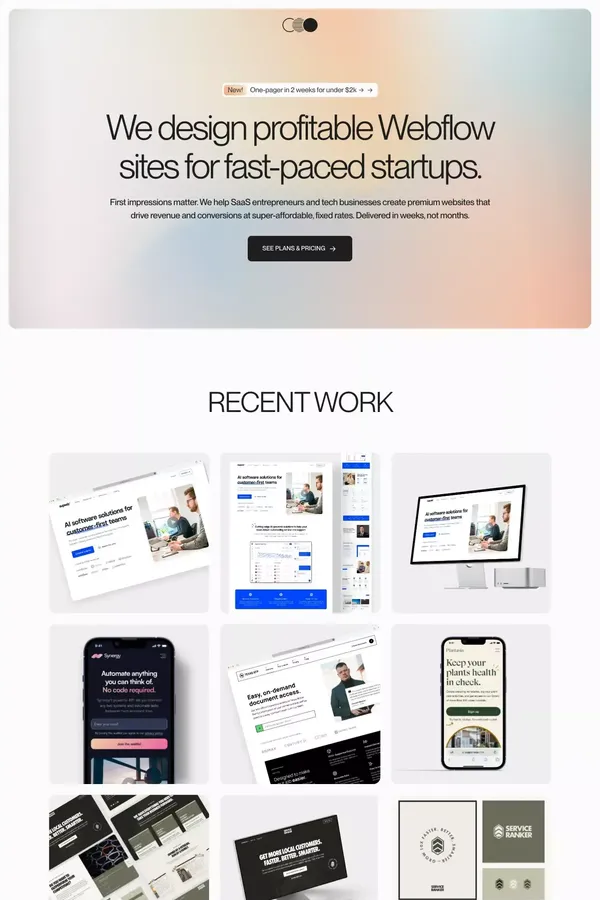 studioessence - website design inspiration
