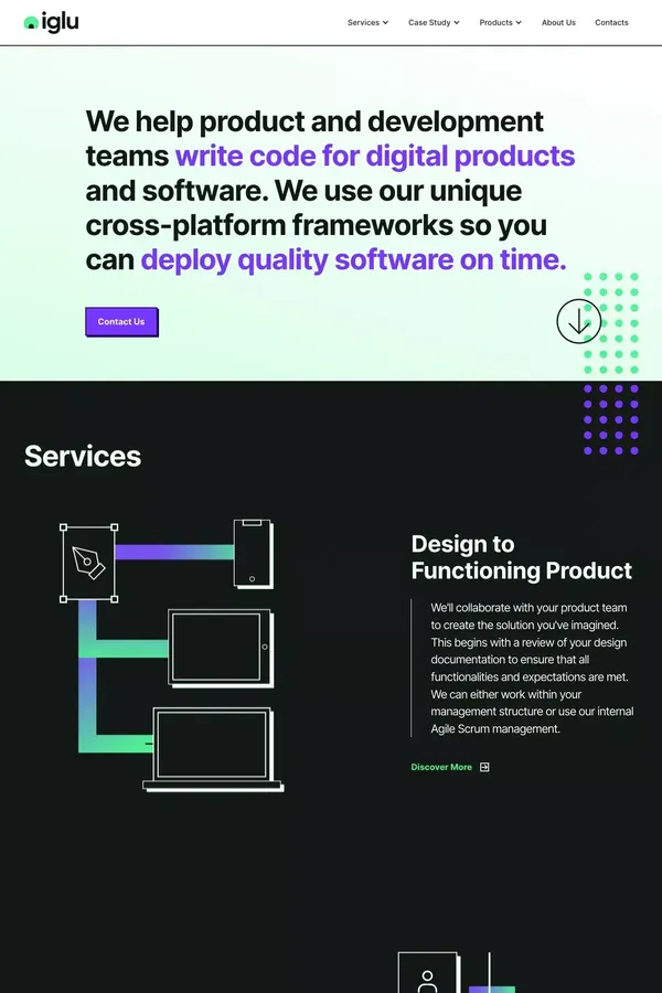 iglu - Portfolio design inspiration
