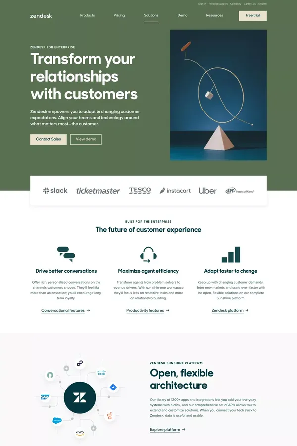 Cloudflare Captcha | Zendesk - Landing design inspiration