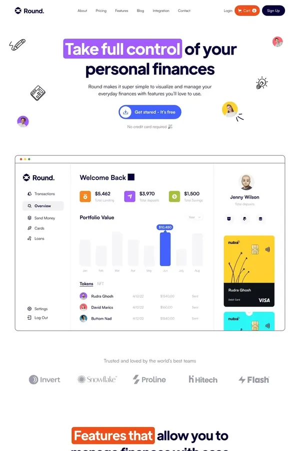 Home | Round - Webflow Ecommerce Website Template - Template design inspiration