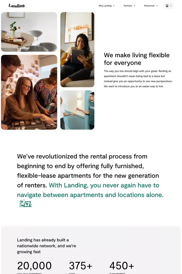 About - Landing - About Us  design inspiration