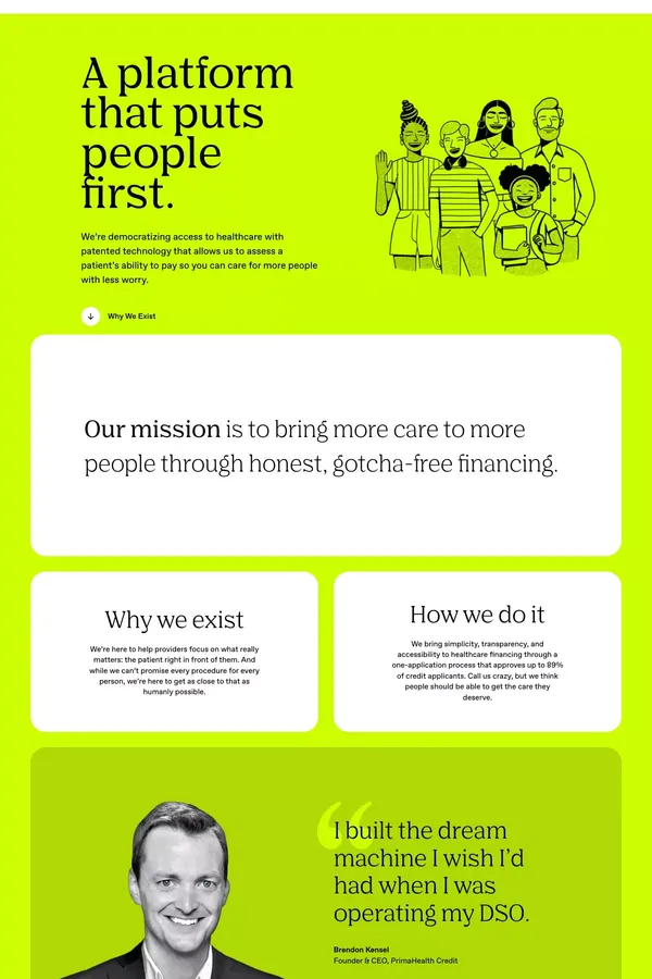 About | PrimaHealth Credit - About Us  design inspiration