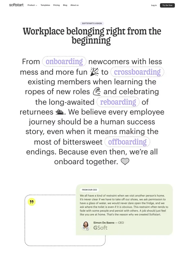 About us | Softstart - About Us  design inspiration