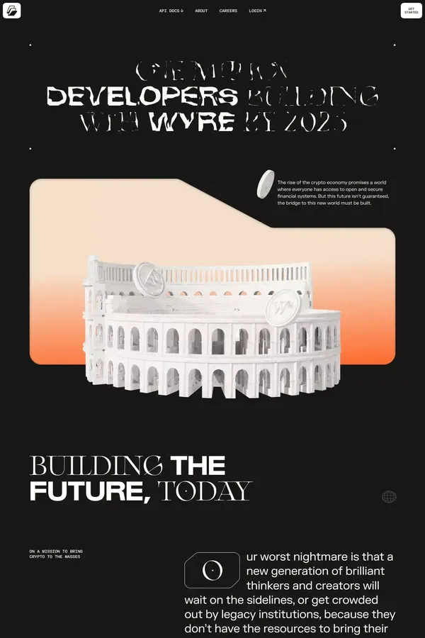 About Wyre - About Us  design inspiration