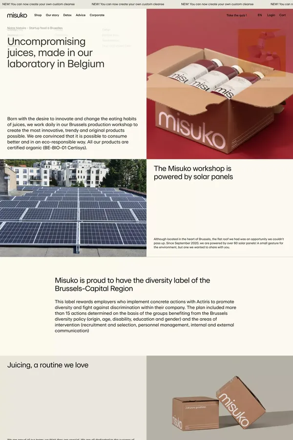 Notre histoire - Startup food Ã  Bruxelles - About Us  design inspiration