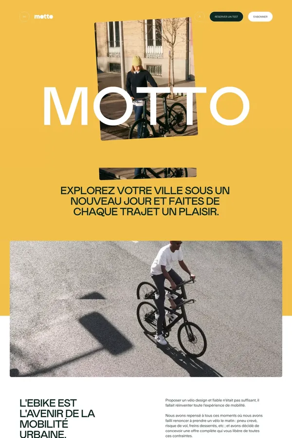 Notre histoire - Motto - About Us  design inspiration