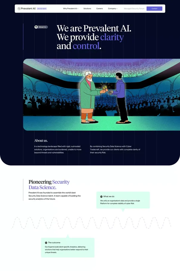 About - PrevalentAI - About Us  design inspiration