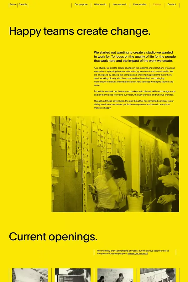 Future Friendly (Formerly Mentally Friendly) - Digital service strategy & product delivery. - Career design inspiration