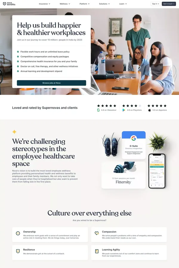 Careers - Nova Benefits - Career design inspiration