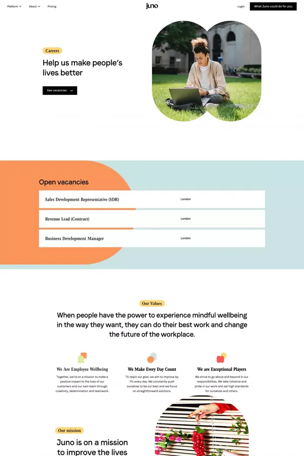 Join the team at Juno: the life company®