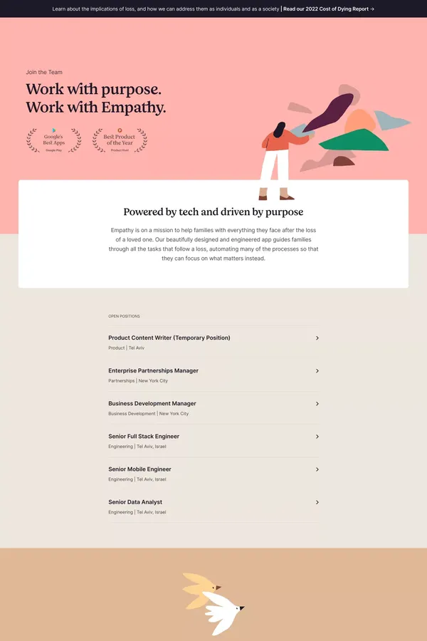 Jobs | Empathy - Career design inspiration