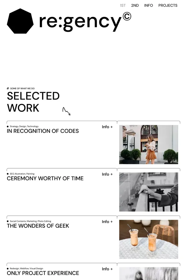 Regency - Agency Website Template - Template design inspiration