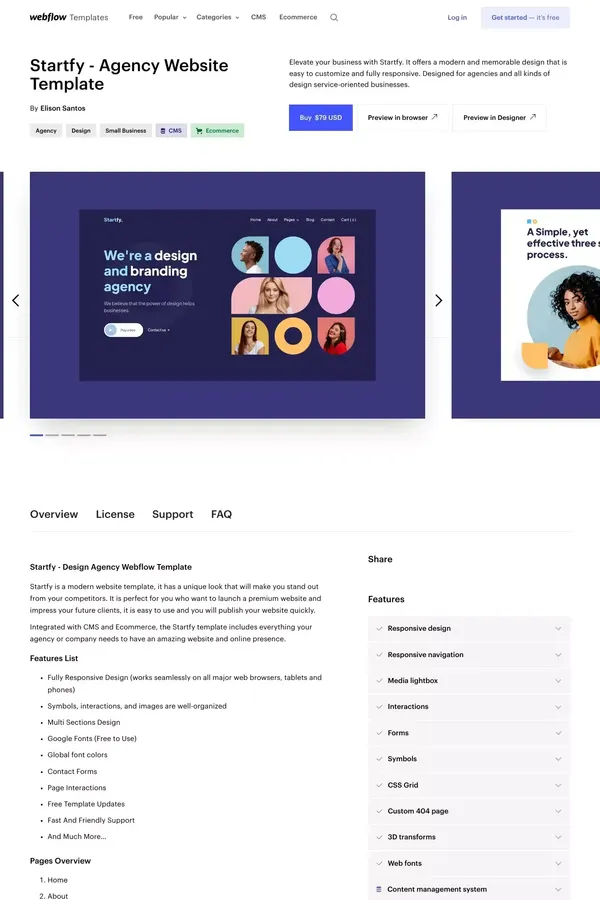 Startfy - Agency HTML5 Responsive Website Template