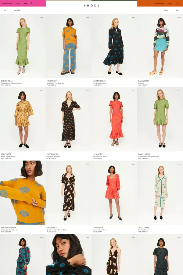 All – RHODE - Product listing design inspiration
