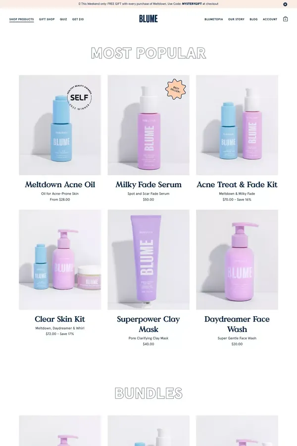 Blume Products - Blume's Lineup of Products to Go With Your Flow - Product listing design inspiration