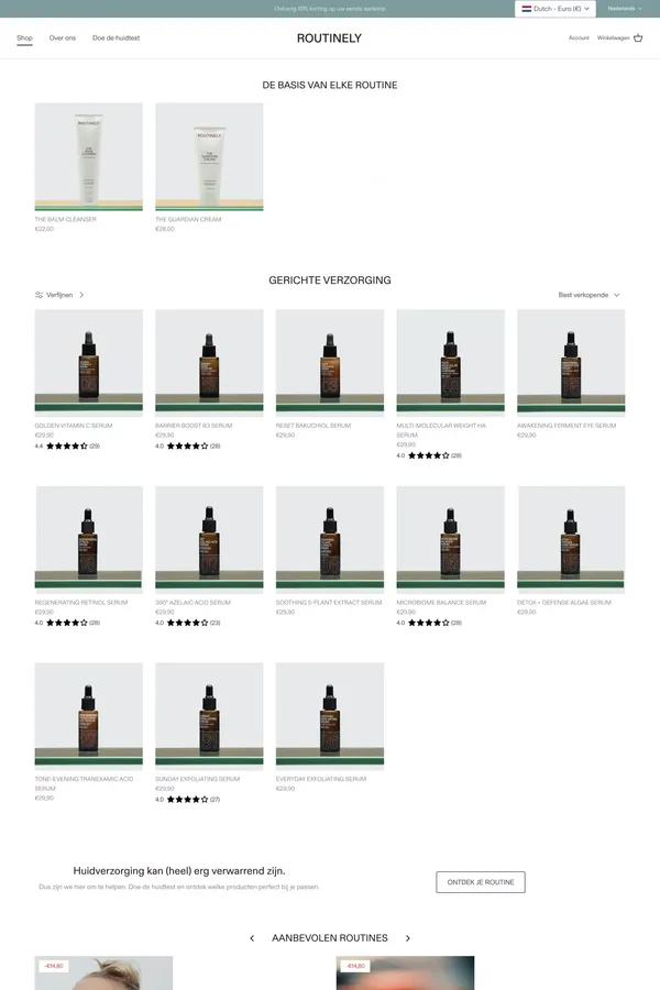 GERICHTE VERZORGING – ROUTINELY - Product listing design inspiration