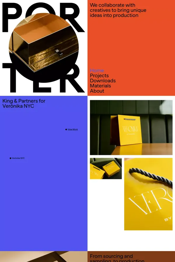 Porter Packaging - Portfolio design inspiration