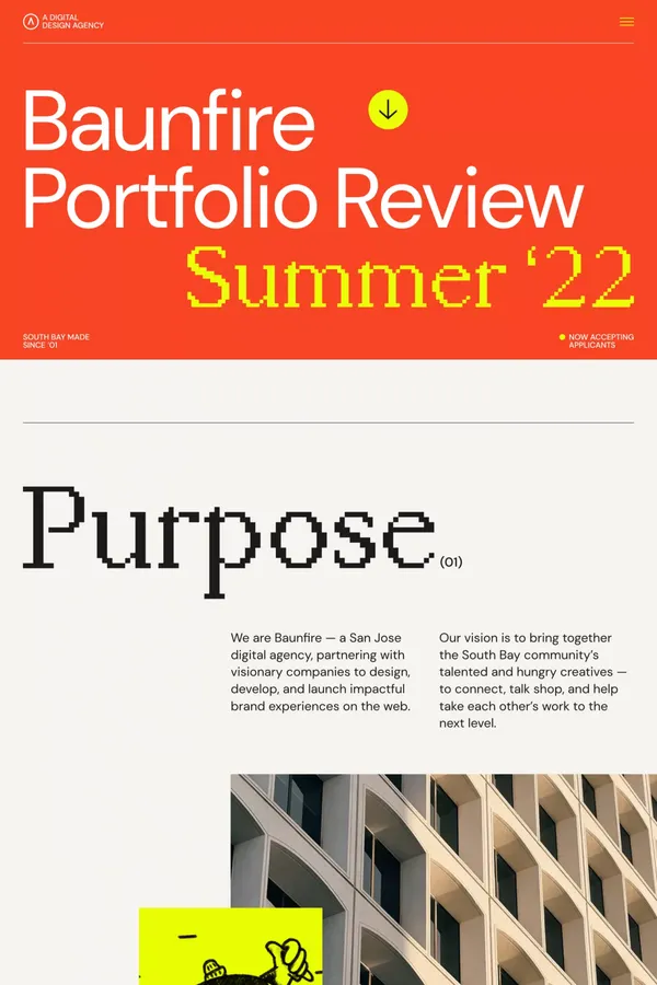 Baunfire Portfolio Review | Summer '22 - Other design inspiration