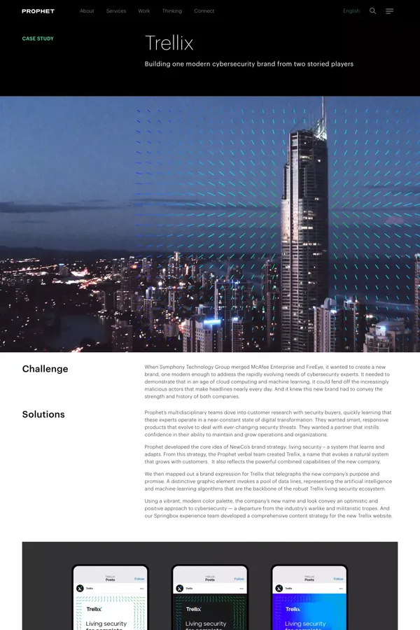 Trellix - Case Study design inspiration