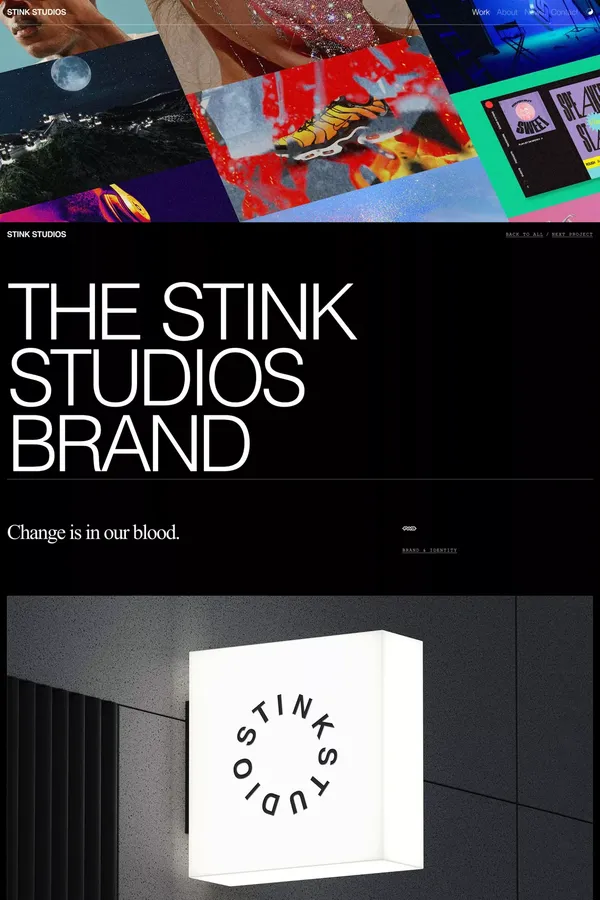 The Stink Studios Brand | Stink Studios - Case Study design inspiration