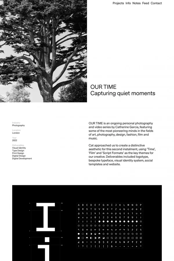 Catherine Garcia X Six - Case Study design inspiration