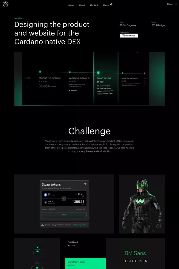 A11 fintech | UI/UX Studio - Case Study design inspiration