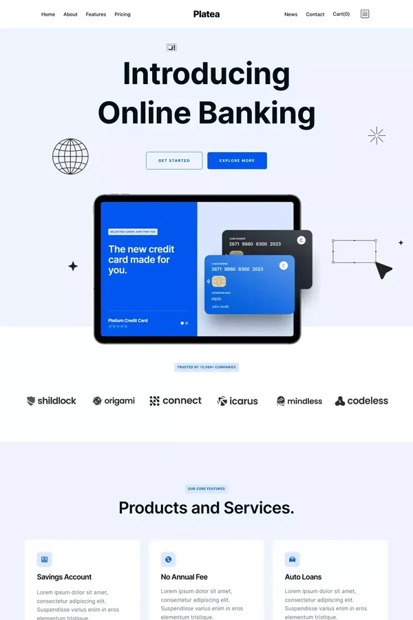 Home - Platea - Webflow Ecommerce Website Template - Template design inspiration