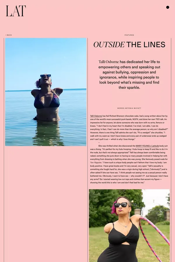 Outside the Lines - Latitude - Blog Post design inspiration
