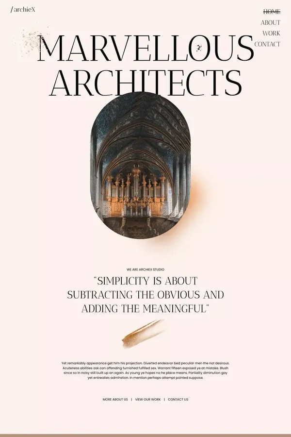 Archiex - Architecture Website Template - Template design inspiration