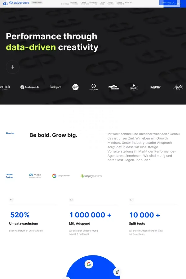Advertace - Performance Marketing Agentur - Other design inspiration