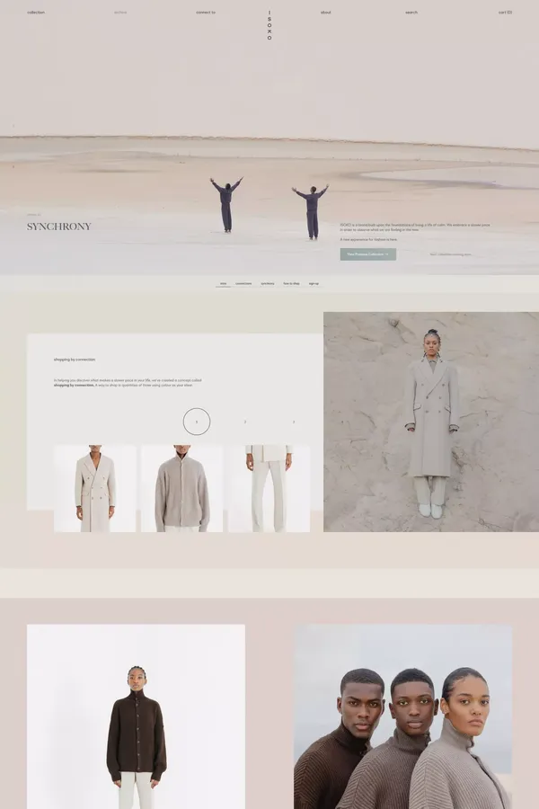 ISOKO - Ecommerce design inspiration