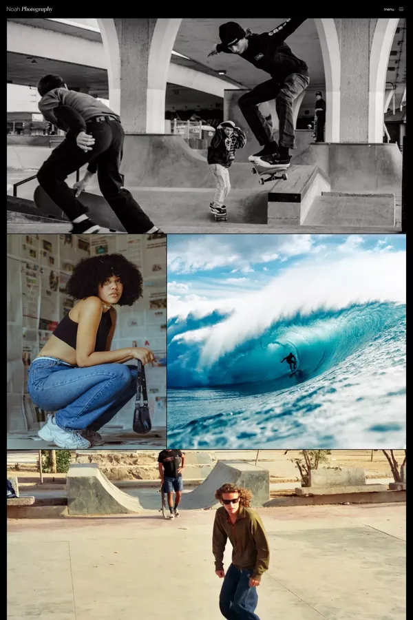 Noah Photography | Webflow Photography Template