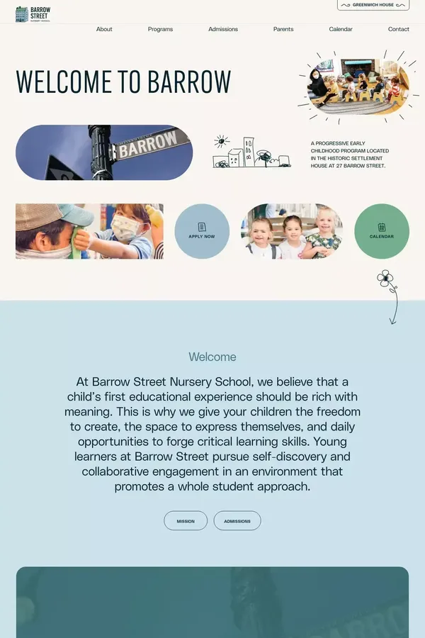 Barrow Street Nursery School - Landing design inspiration