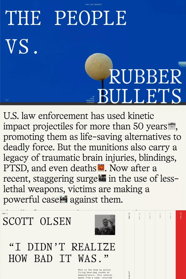 Rubber Bullets - Other design inspiration