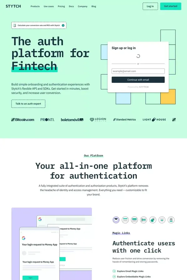 All-in-one platform for authentication and identity management | Stytch