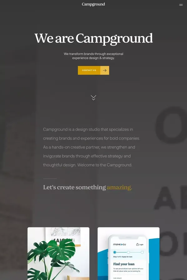 Campground | Digital Agency | User Experience & Design