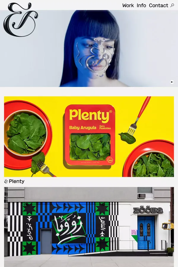 &Walsh - Portfolio design inspiration