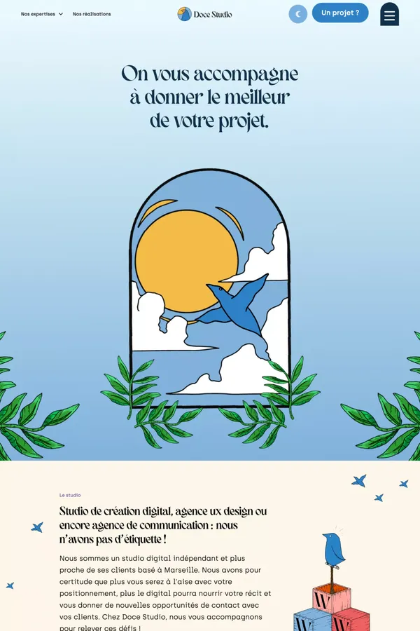Doce studio : Studio de création digital, agence ux design ou encore agence de communication : nous n'avons pas d'étiquette ! - Portfolio design inspiration