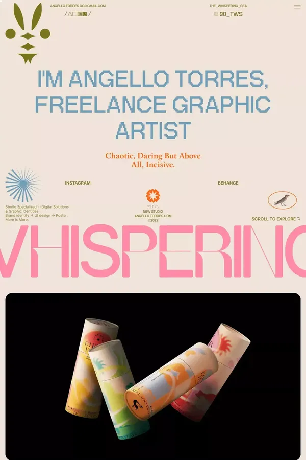 Angello Torres – Graphic Artist - Portfolio design inspiration