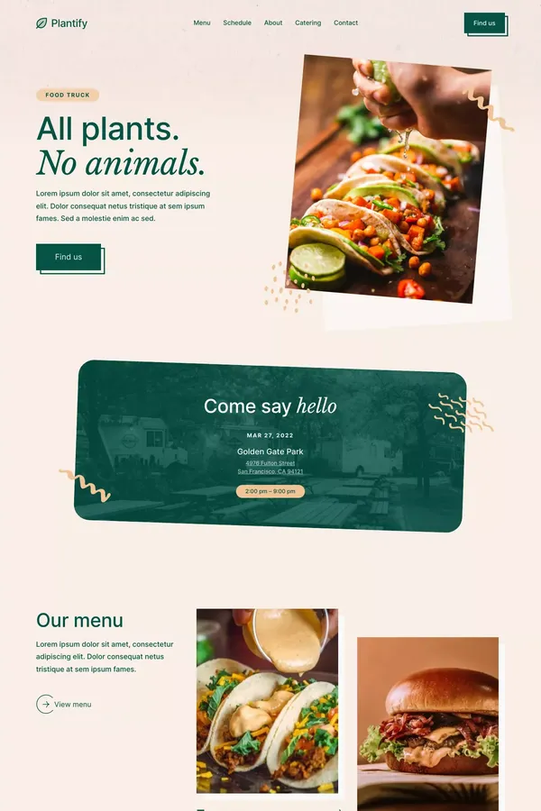 Plantify - Webflow HTML website template - Template design inspiration